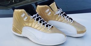 Gold Jordan 12